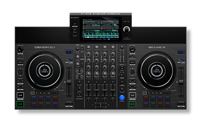 Denon, Table DJ Sclive 4 voies autonomes, écran tactile 7", HP intégrés